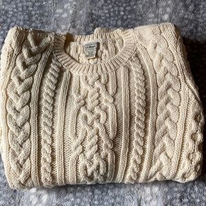 Wool Cable Sweater